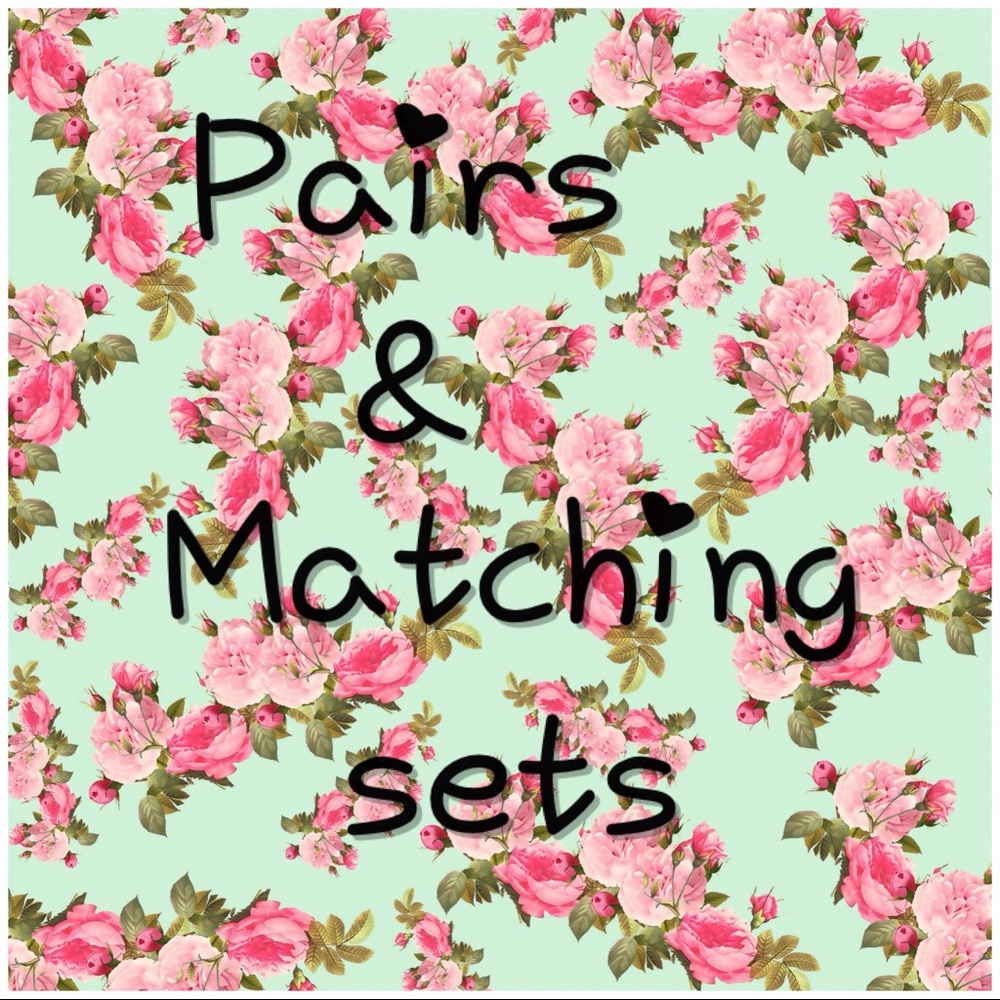 Pairs and Matching Sets below💙
